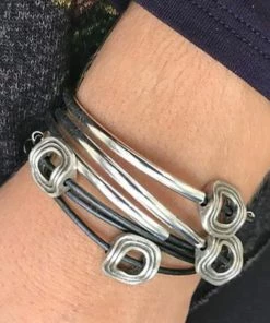 Lizzy James Aura Metallic Gunmetal Small