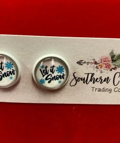 Southern Charm SC Let It Snow Earrings