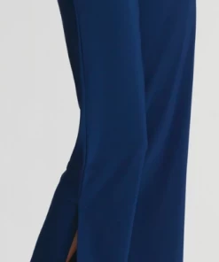 Clara Sun Woo Navy Side Slit Pant