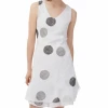 Charlie B Grey Dot Cotton Gauze Dress 1 Charlie B Grey Dot Cotton Gauze Dress
