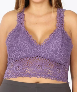 Zenana Cassie Bralette - Lilac