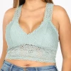 Zenana Cassie Bralette - Light Green 2 Zenana Cassie Bralette - Light Green