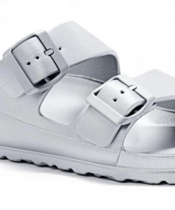 Hey Girl By Corky Waterslide - Silver Shoes