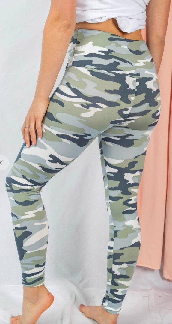 White Birch Bottoms Work It Out Leggings - Sage 4 White Birch Bottoms Work It Out Leggings - Sage