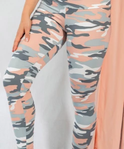 White Birch Work It Out Leggings - Blush