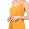 Zenana Reversible Tank - Golden Honey Tops