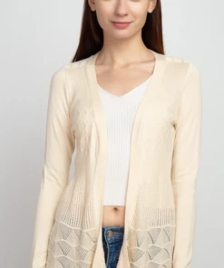 Dreamers Look At Me Cardi - Beige
