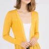 Dreamers Cardigans/Sweaters Look At Me Cardi - Mustard