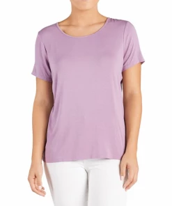 Coco & Carmen Tie Back Tee - Purple