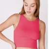 Nikibiki High Neck Crop Top Tops