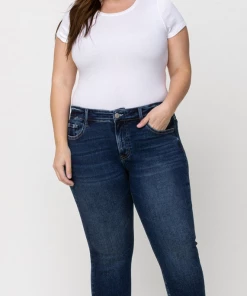 Curvy Vervet Evie Crop Skinny Jean