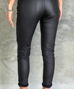 Venti6 Apparel Faux Leather Crinkle Jogger
