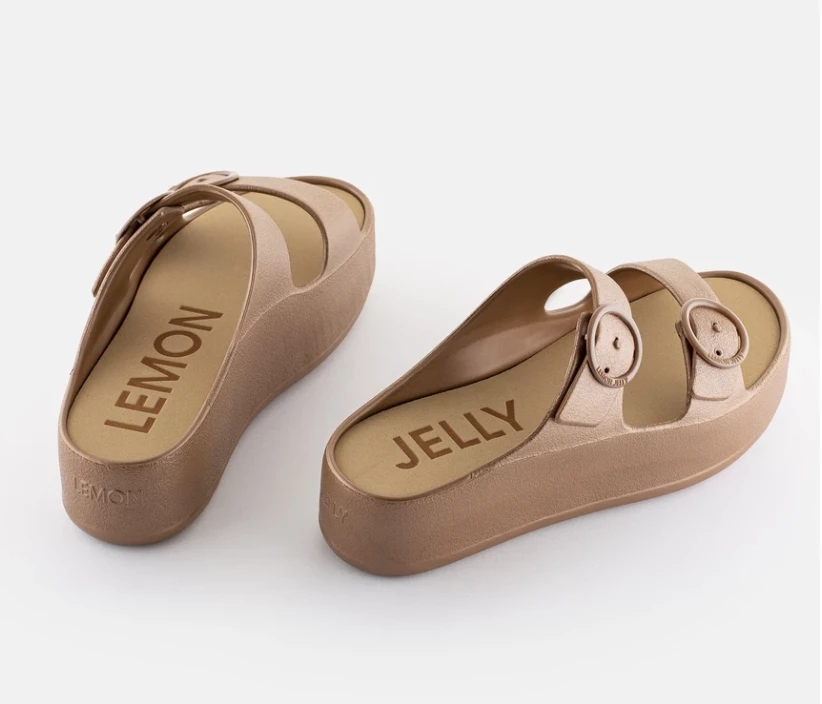 Lemon Jelly Gaia Platform Sandals - Bronze Shoes 5 Lemon Jelly Gaia Platform Sandals - Bronze Shoes