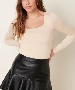 Mitto Shop Raise The Standard Bodysuit - Nude