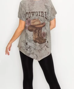 Origami Tops Cowgirl Top