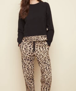 Charlie B Leopard Jogger Pant Apparel