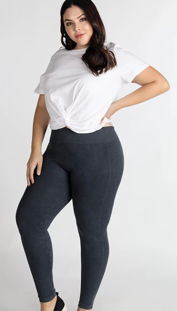 Curvy Nikibiki Vintage Ladder Jeggings - Vintage Denim 3 Curvy Nikibiki Vintage Ladder Jeggings - Vintage Denim