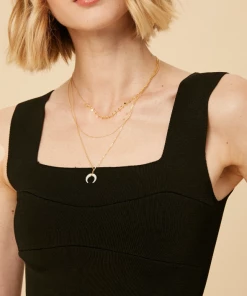 Listicle Sweater Brami Top - Black