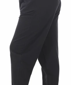 Zenana Curvy French Terry Joggers - Black