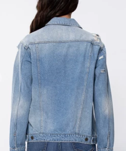 Sneakpeek Peek Denim Jacket - Light Apparel