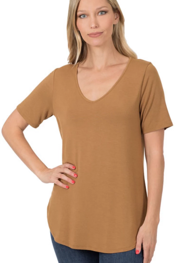 Zenana Basics Daily Dose V - Deep Camel (S-3X) 3 Zenana Basics Daily Dose V - Deep Camel (S-3X)
