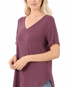 Zenana Daily Dose V - Eggplant (S-3X) Basics