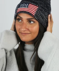David & Young Americana Beanie - Navy Accessories