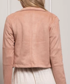 Blu Pepper Apparel Suede Jacket - Light Sienna