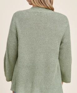 Staccato Living In Color Cardi - Meadow Green Apparel