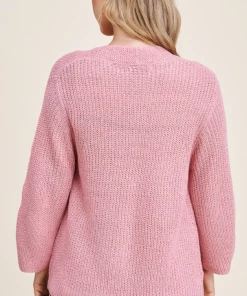 Staccato Living In Color Cardi - Pink Rose