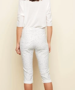 Charlie B Printed Pedal Pusher Carpi - Charcoal Leopard