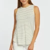 Thread & Supply Ribbed Tank - Noir Stripe Tops