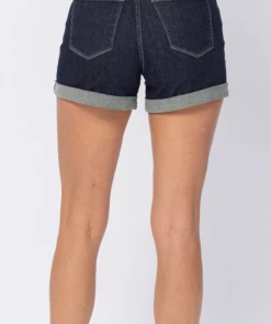 Judy Blue Chloe Cuff Shorts Apparel