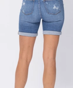 Judy Blue Savannah Destroyed Shorts Apparel