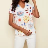 Charlie B Flower Printed Tee - Multicolor