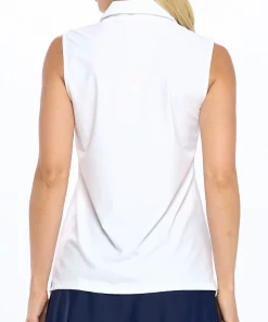 Aryeh Janelle Polo Top - White (S-XL)