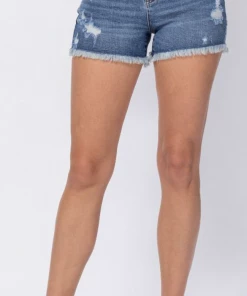 Judy Blue Sunny Embroidery Shorts (S-XL) Apparel