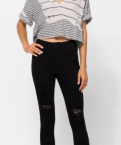 Judy Blue Jeans Judy Blue Bianca Black Skinny (5-15 & 14W-18W)