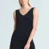Clara Sun Woo V To Round Neckline Tank
