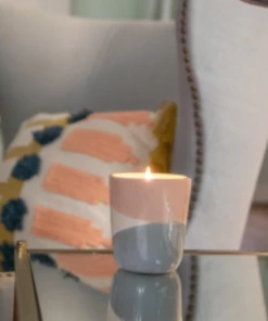 Bridgewater Candle Company Sweet Grace Candle - 10.2 Oz Pink & Grey