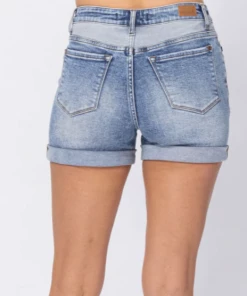 Judy Blue Jeans Judy Blue Cheyenne 2-Tone Yoke Shorts (S-3X) Apparel
