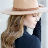 Aili's Corner Panama Hat - Camel Apparel