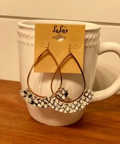 LeLa's Boutique Jewelry Snake Teardrop Earrings