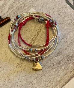 Lizzy James Double Love Distressed Pink Large