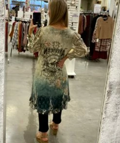 Origami Apparel Cowgirl Lace Tunic Dress