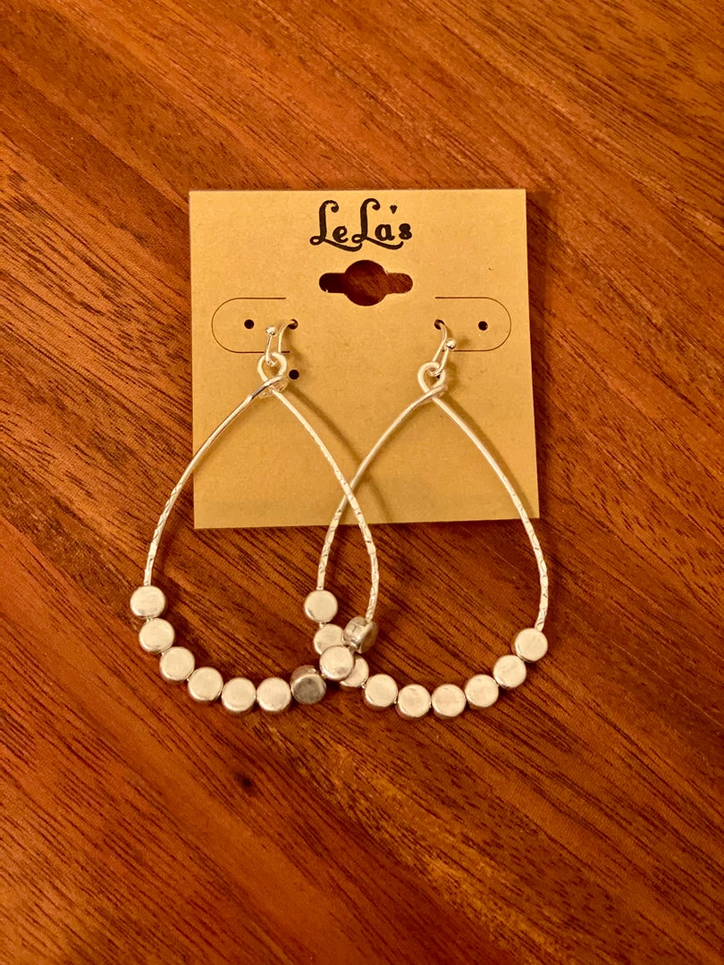 LeLa's Boutique Silver Dippin' Dots Earrings Jewelry 4 LeLa's Boutique Silver Dippin' Dots Earrings Jewelry