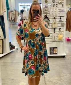 HoneyMe Time To Tell Dress (S-3X) Apparel