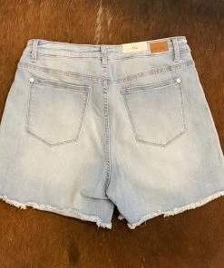 Judy Blue Curvy Braided Waistband Shorts Apparel