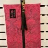 Makeup Junkie Bags Makeup Junkie Pink Python Medium