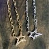 Zenzii Star Necklace - Rhodium Jewelry
